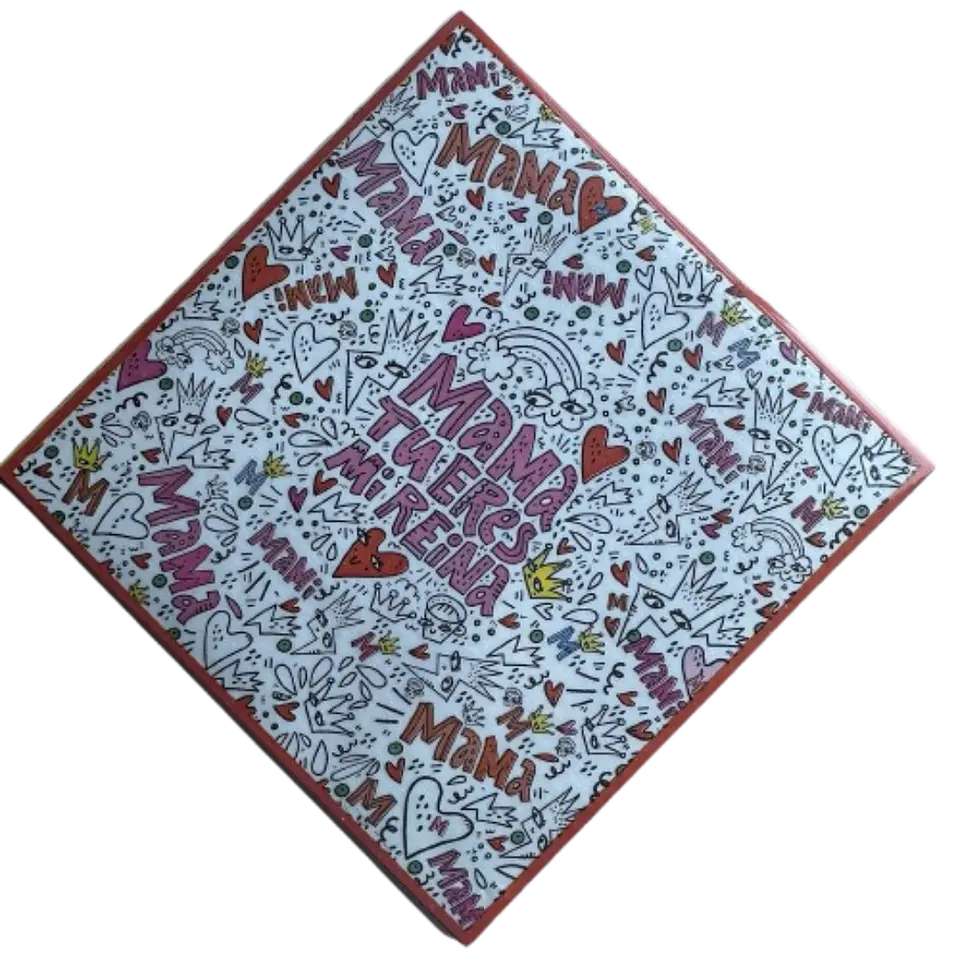 Papel Alfajor Dia De La Madre Diseño B 100un 14x14cm 2