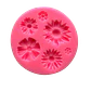 Molde Silicona Flores B 6 Figuras 7,2x7,2cm - Miniatura 2