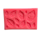 Molde Silicona Hojas 12 Figuras 9,6x6,2cm - Miniatura 1