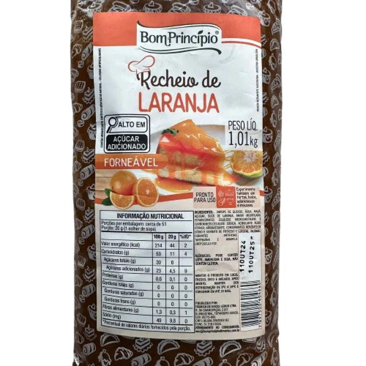 Relleno Naranja Bon Principio 1kg 2