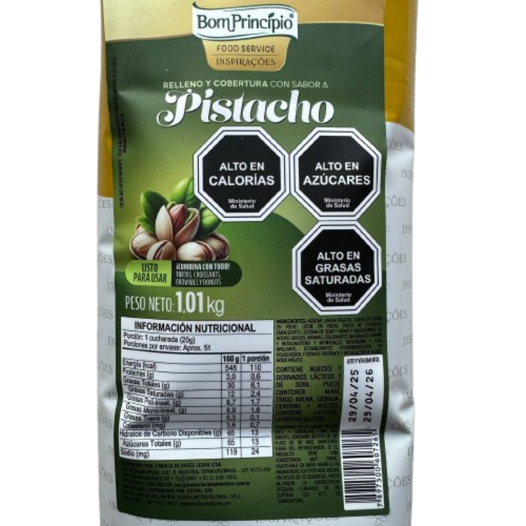 Relleno Pasta De Pistacho Bon Principio 1kg 2