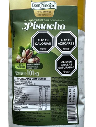 Relleno Pasta De Pistacho Bon Principio 1kg