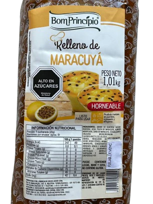 Relleno Maracuya Con Pepas Bon Principio 1kg