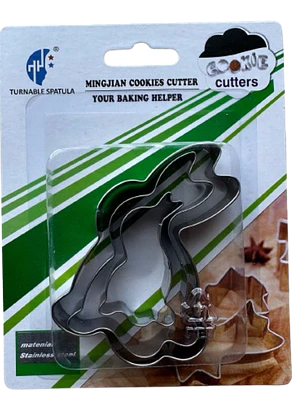 Cortador Galletas Conejito 3 pcs