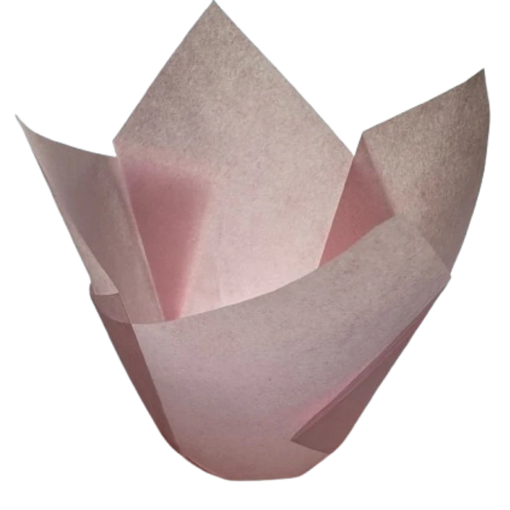 Tulipa Para Muffin Rosado 50un Diametro 5cm Alto 6cm 1