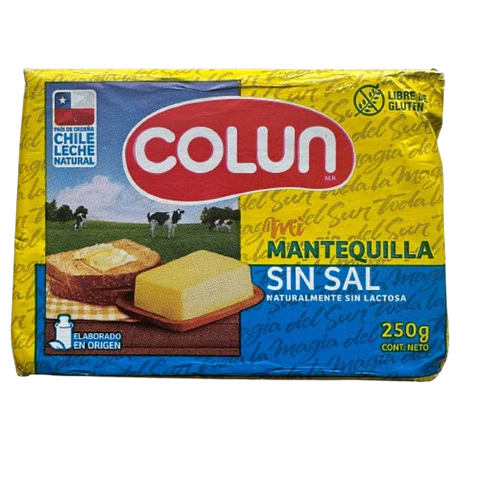 Mantequilla Sin Sal Colun 250g