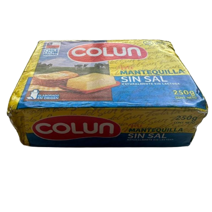 Mantequilla Sin Sal Colun 250g 2
