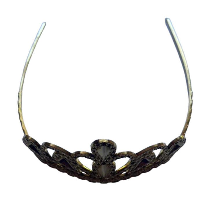 Corona 12x5cm Dorada Diseño B 2