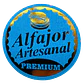 Sticker Alfajor Celeste 100un 38mm - Miniatura 1