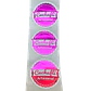 Sticker Cuchufli Artesanal Fucsia 100un 38mm - Miniatura 2