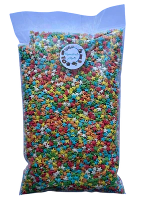 Decoracion Estrellas Multicolor Comestible 500g