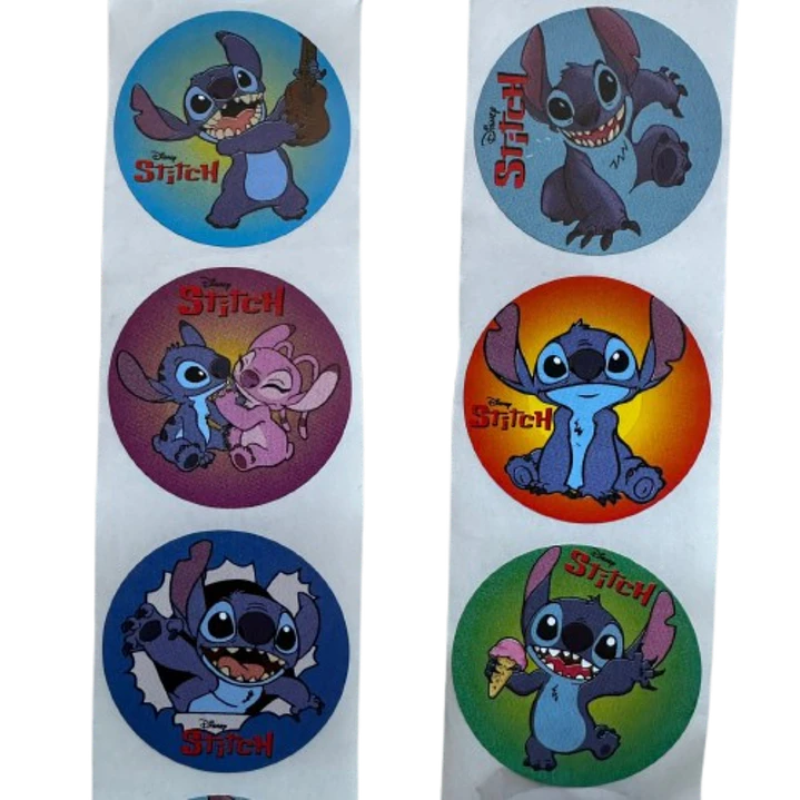 Sticker Stitch 6 Diseños 100un 38mm 1