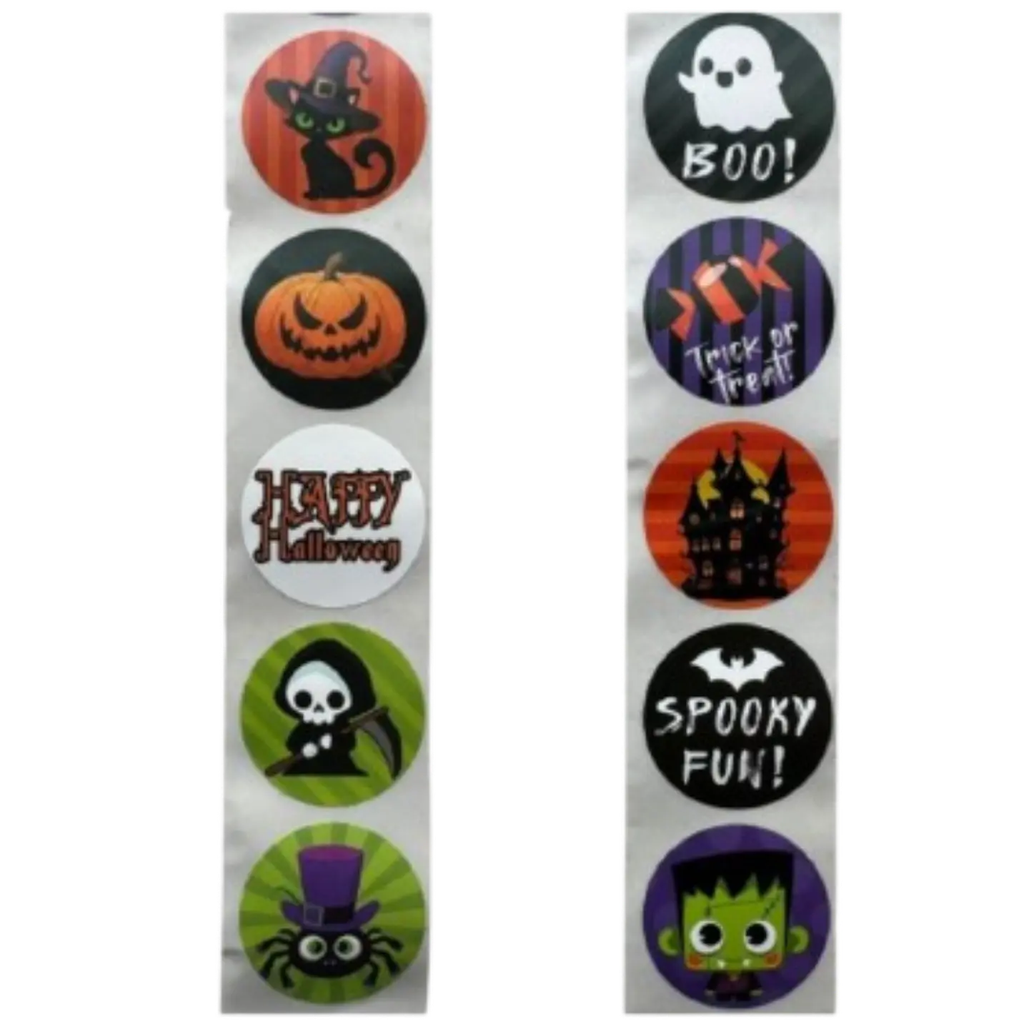 Sticker Halloween A 25mm 100 Unidades 1