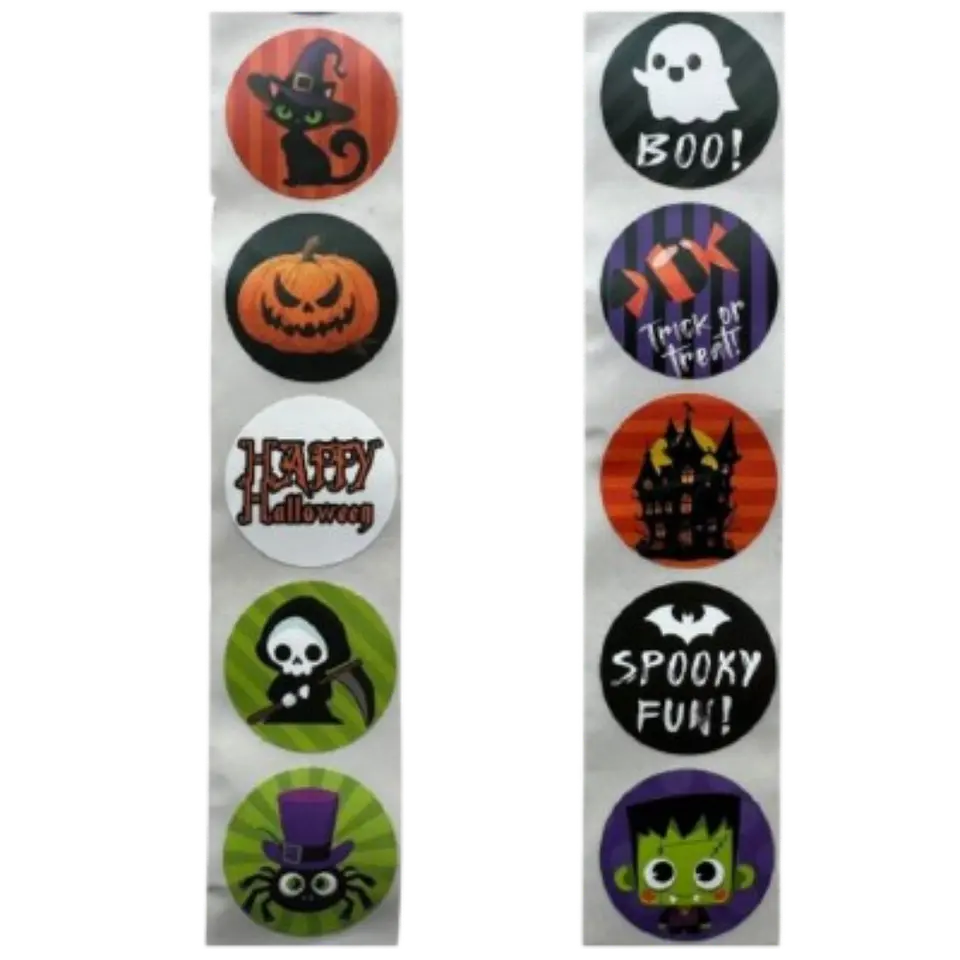 Sticker Halloween A 25mm 100 Unidades 1