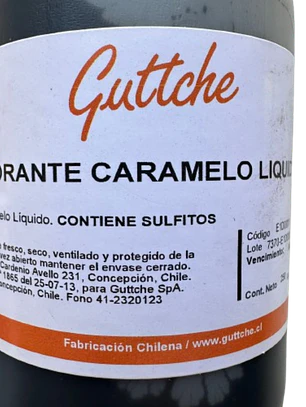 Colorante Caramelo Liquido Comestible Guttche 250g