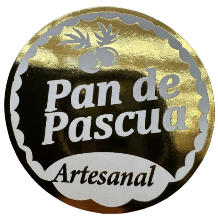 Sticker Pan De Pascua 100un 38mm 1