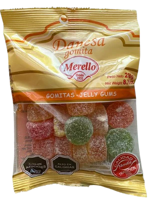 Gomitas Danesas Sabores Frutales Merello 250g