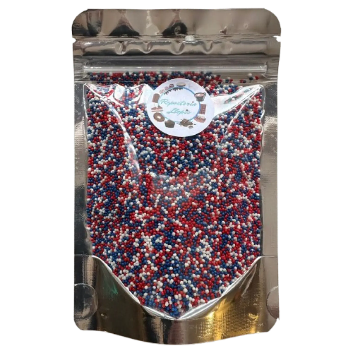 Mostacilla Micro Tricolor Fiestas Patrias Comestible 100g 1