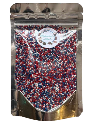 Mostacilla Micro Tricolor Fiestas Patrias Comestible 100g