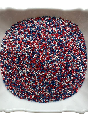 Mostacilla Micro Tricolor Fiestas Patrias Comestible 100g