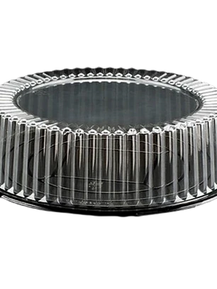 Pack 5 Cupula Redonda Plastico Tartaleta 1025-3 26x7cm