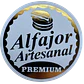 Sticker Alfajor Blanco Dorado 100un 38mm - Miniatura 1