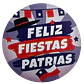 Sticker Fiestas Patrias Bandera 100un 38mm - Miniatura 3