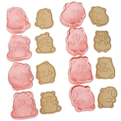Cortador Galletas Capibara 8 Diseños