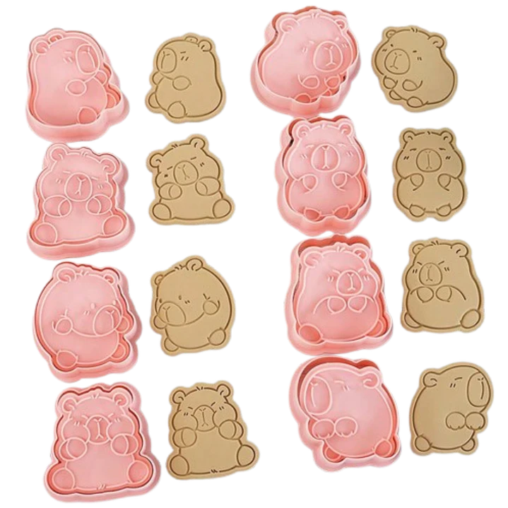 Cortador Galletas Capibara 8 Diseños 1