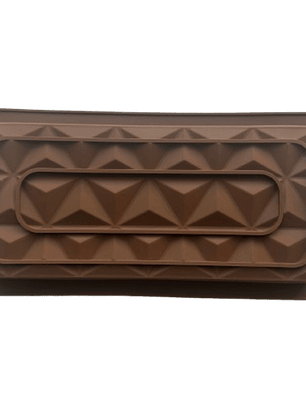Molde Silicona Barra Chocolate Dubai Triangular 25x14x2cm