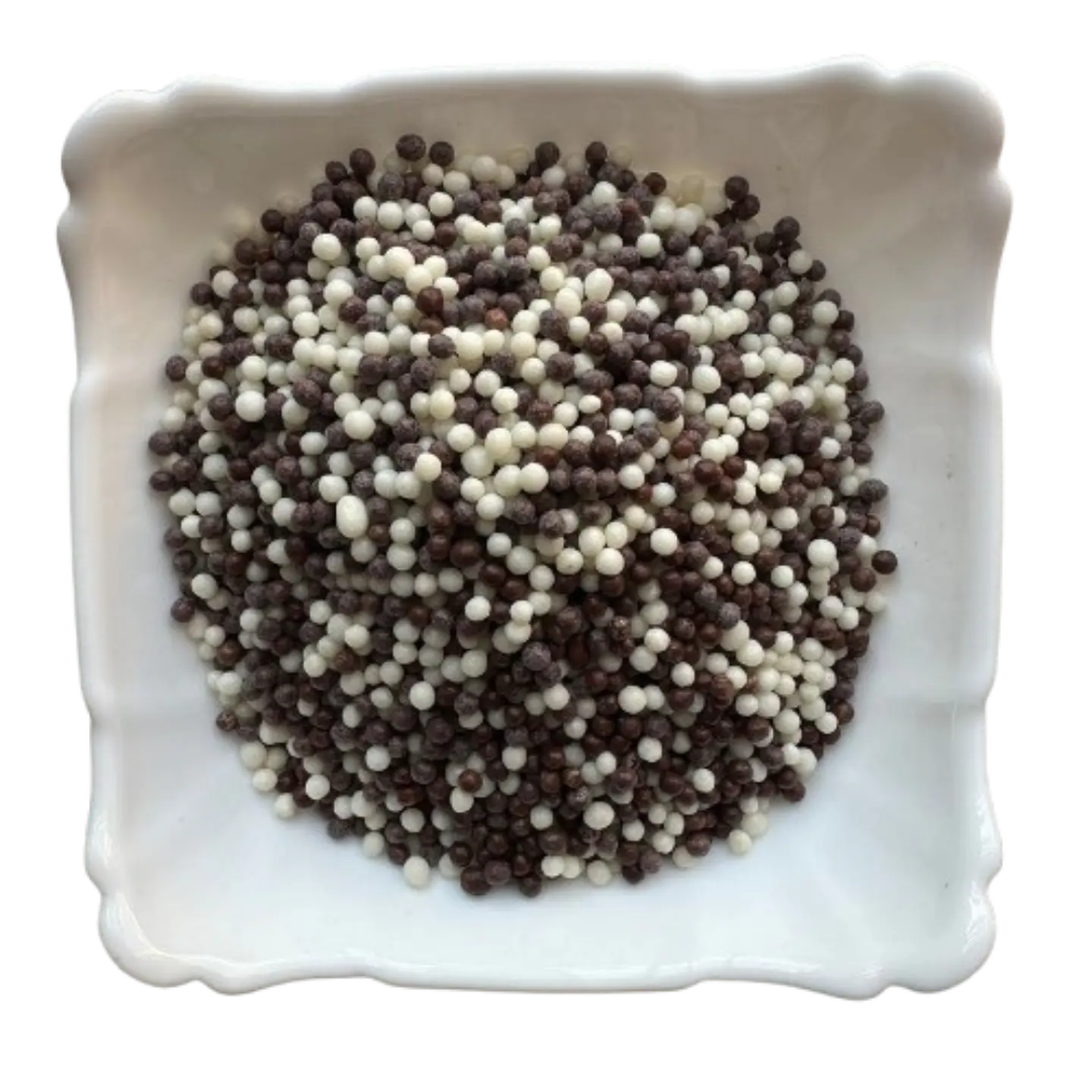 Bolitas Cereal Micro Blanco Negro Bañadas En Chocolate 80g 2