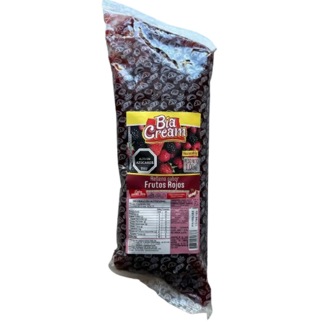Relleno Frutos Rojos Bia Cream 1kg 1