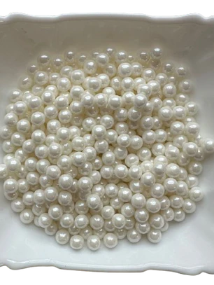 Perlas Blanca sBrillante Comestibles 6mm 70g