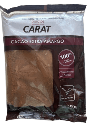 Cacao En Polvo 100% Puro Carat Puratos 250g