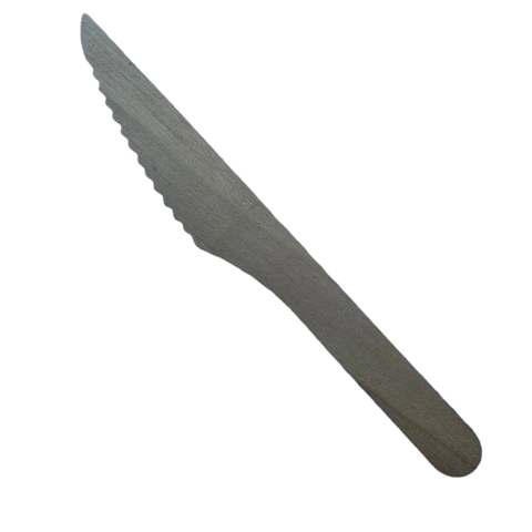 Cuchillos Desechables Madera 16cm 100un