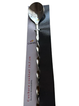 Cuchara Coctail Bartender Acero Inoxidable Cuiner 28,5cm