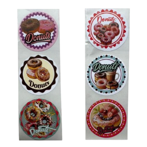 Sticker Donas A 100un 38mm