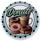 Sticker Donas A 100un 38mm - Miniatura 2