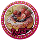 Sticker Donas A 100un 38mm - Miniatura 3