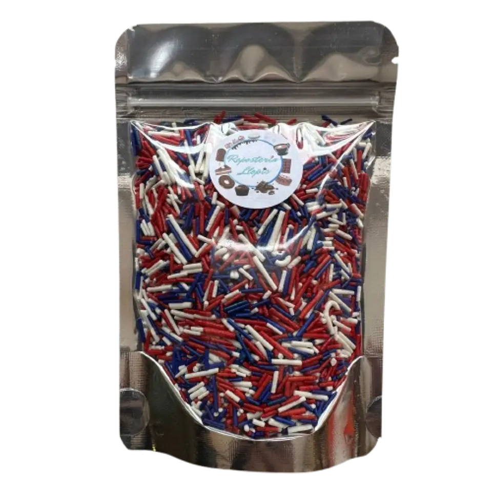 Decoracion Palitos Tricolor Fiestas Patrias Comestible 100g 1