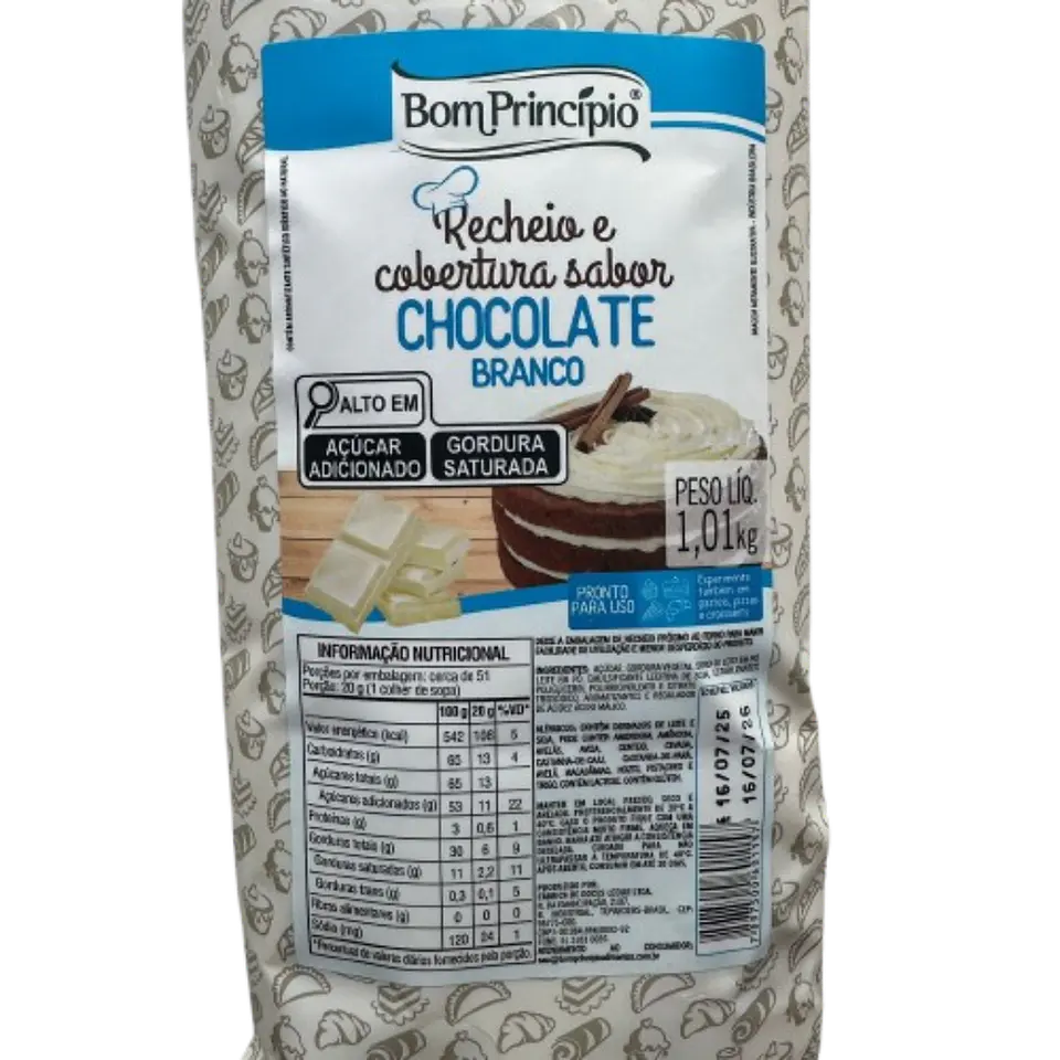 Relleno Chocolate Blanco Bon Principio 1kg 2