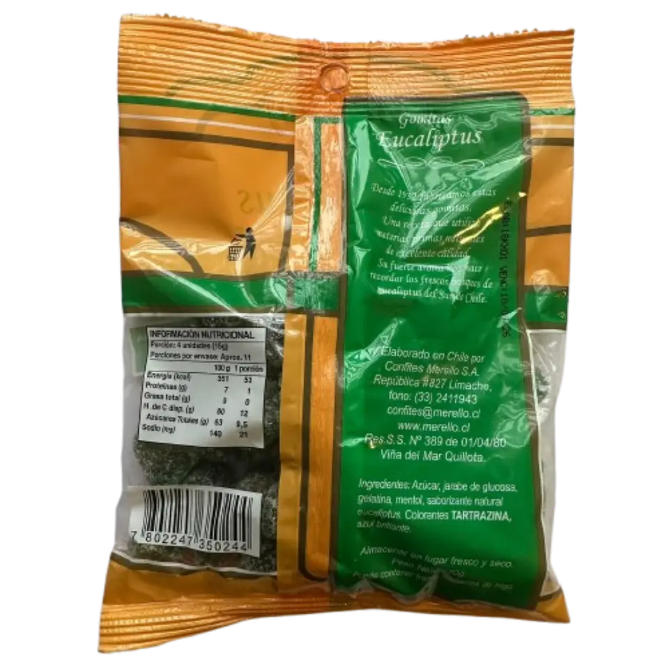 Gomitas Eucaliptus Merello 170g 2