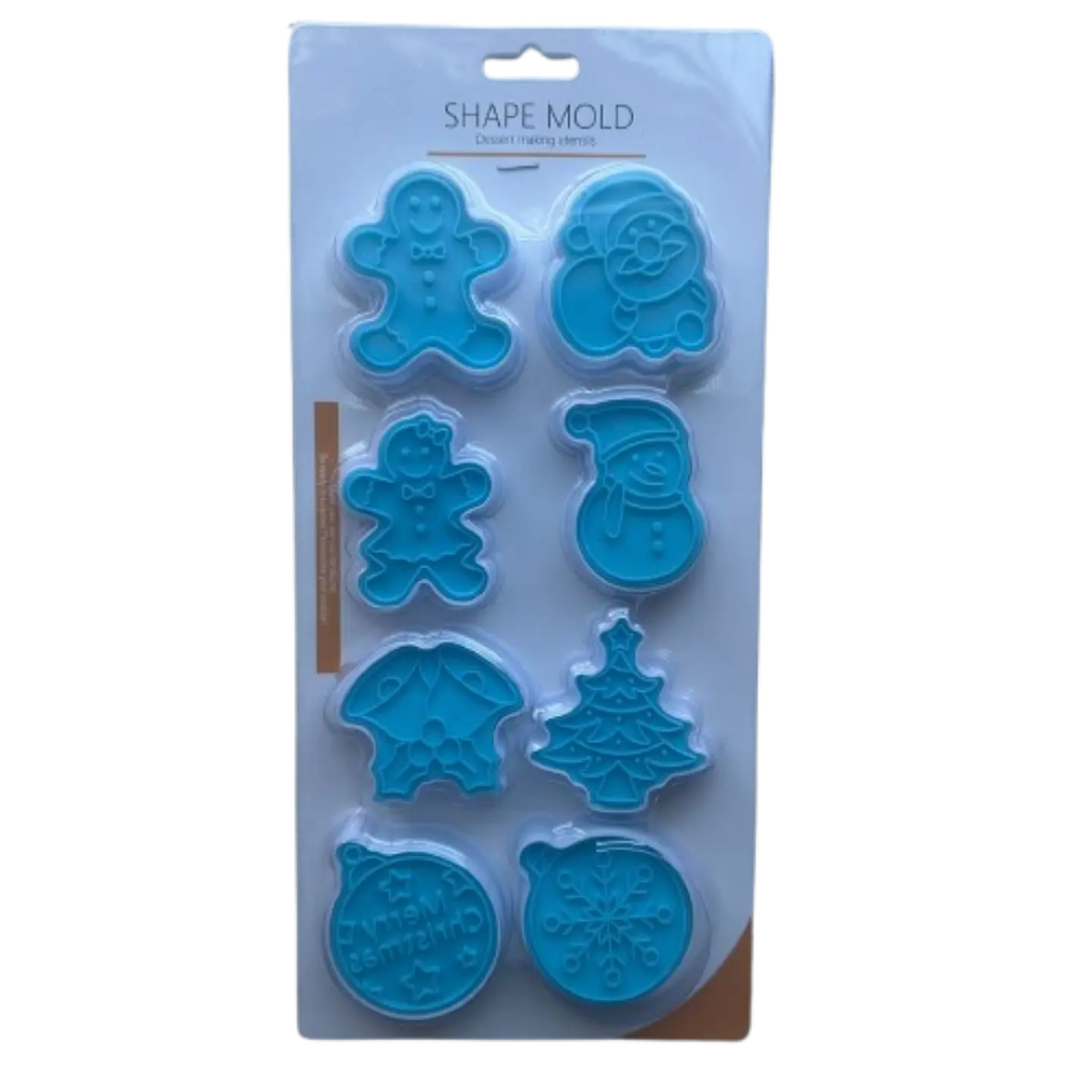 Cortador Galletas Navidad Estampado A 8 Figuras 2