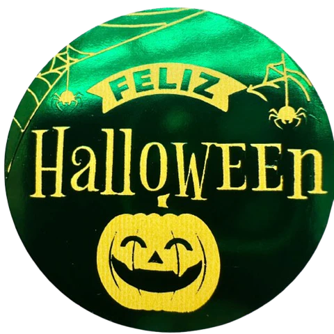 Sticker Halloween C 100un 39mm