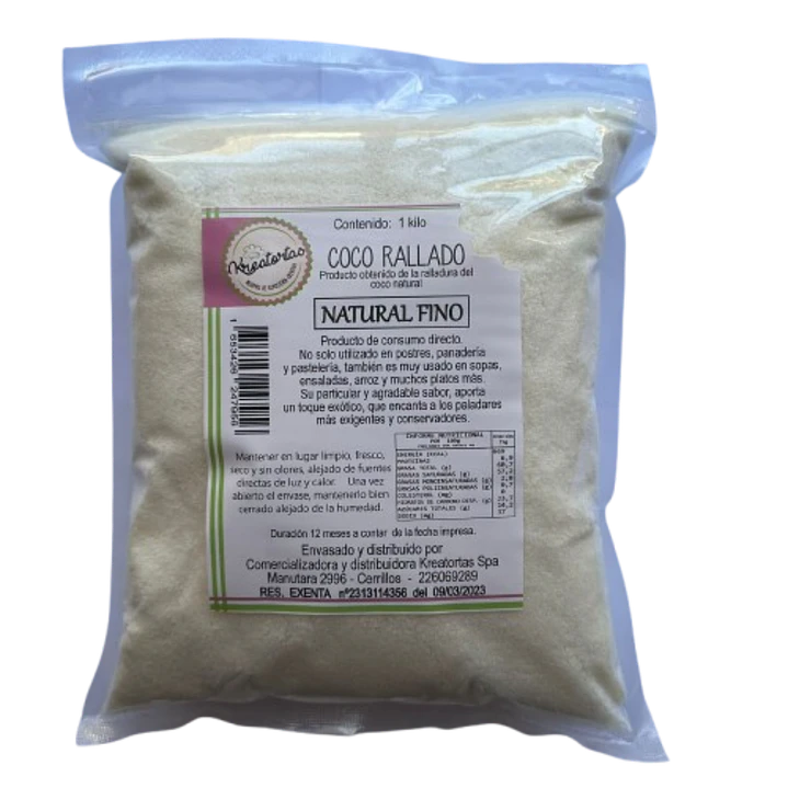 Coco Rallado Kreatortas 1kg 1