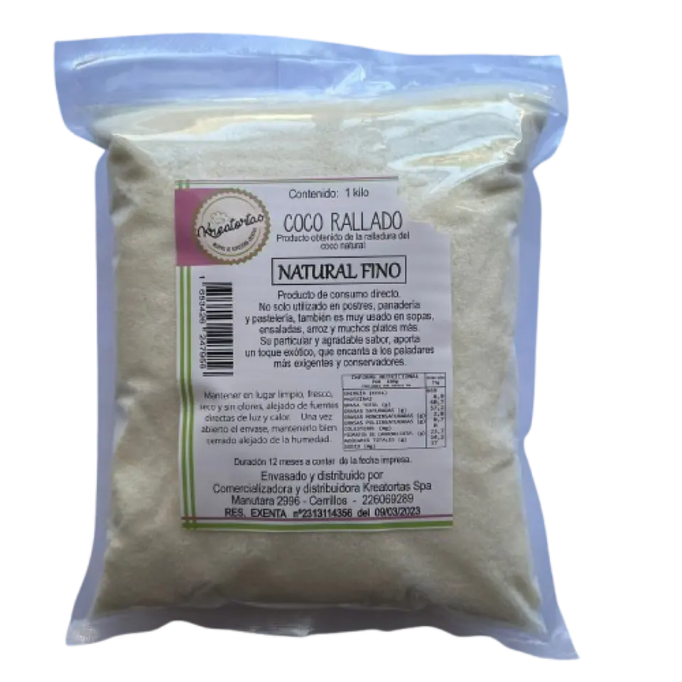 Coco Rallado Kreatortas 1kg 1
