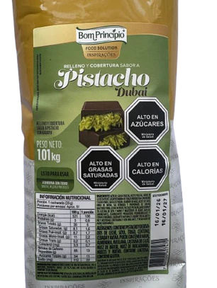 Relleno Pasta Pistacho Dubai Con Kadayif Bon Principio 1kg