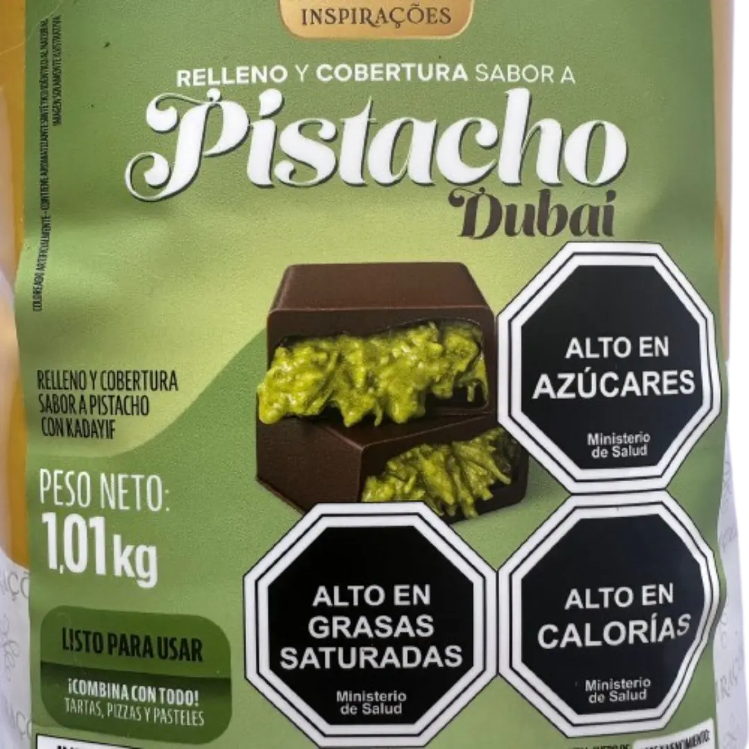 Relleno Pasta Pistacho Dubai Con Kadayif Bon Principio 1kg 3