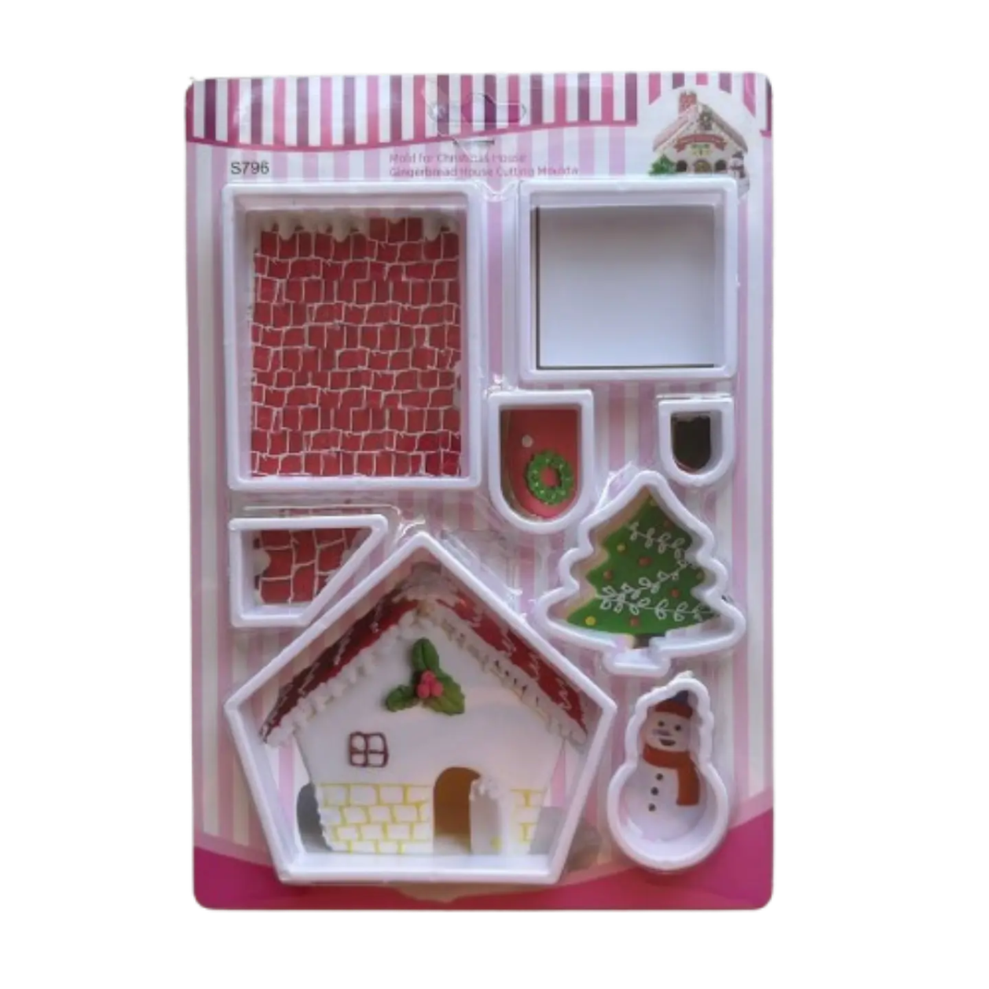 Cortador Galletas Casa Jengibre 8 pcs 1