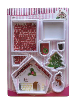 Cortador Galletas Casa Jengibre 8 pcs